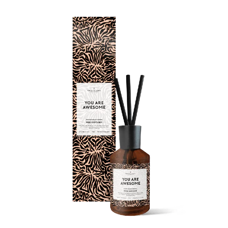 The Gift Label Reed diffuser - You are awesome