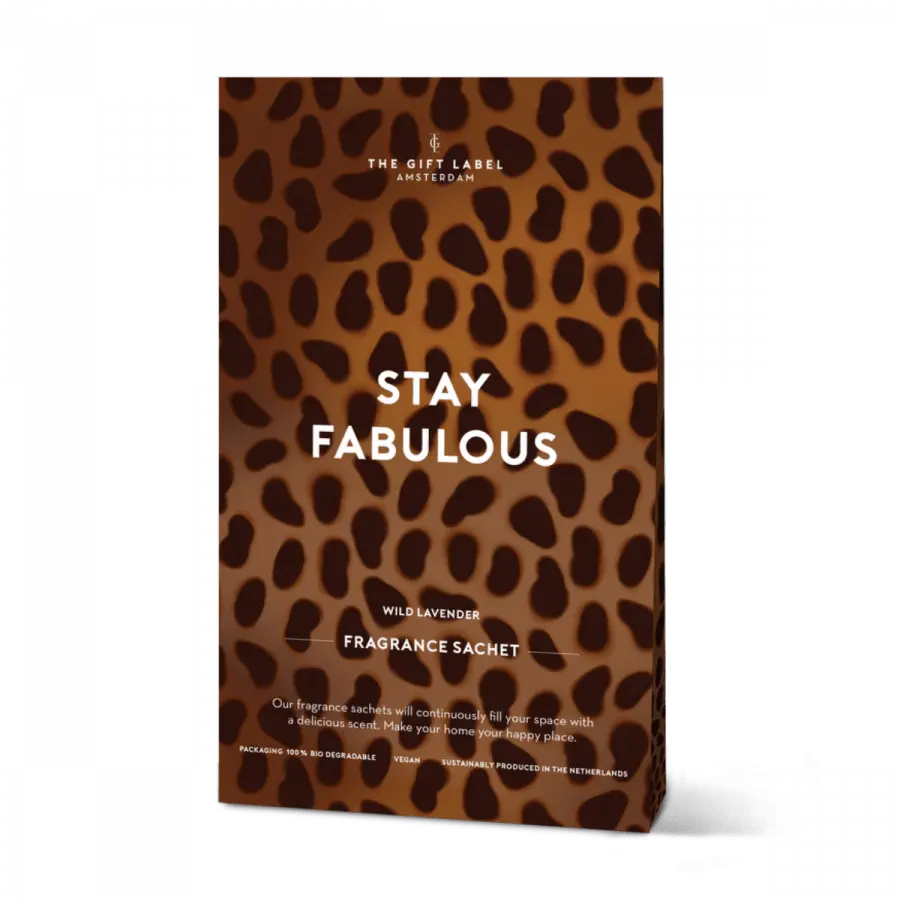 The Gift Label Scented Sachet - Stay Fabulous
