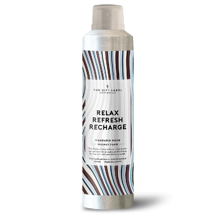 The Gift Label Shower foam - Relax refresh recharge