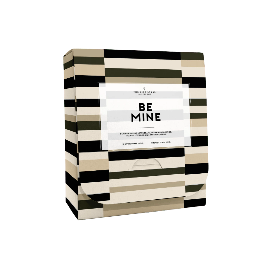 The Gift Label Travel gift set for him - Be mine