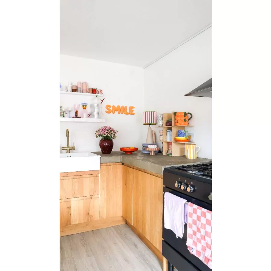 The Gift Label Wall Letter - C - Orange