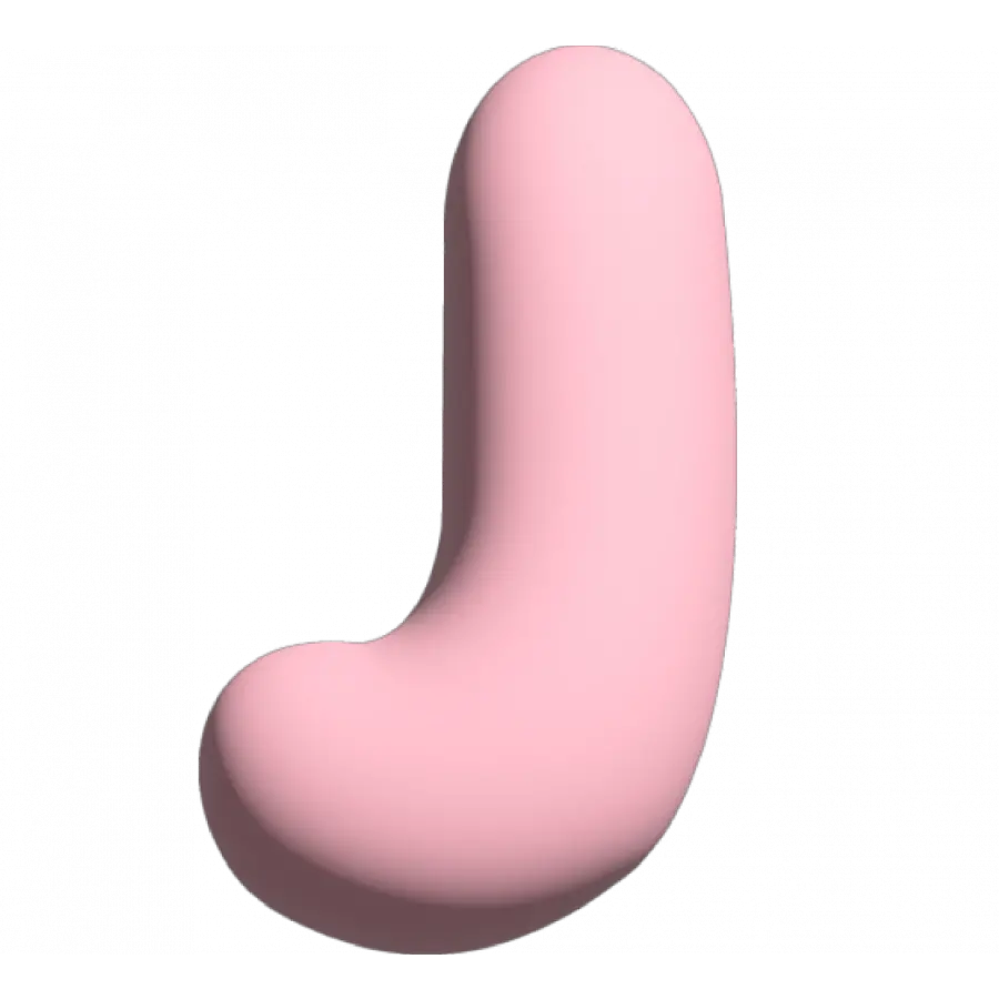 The Gift Label Wall Letter - J - Pink