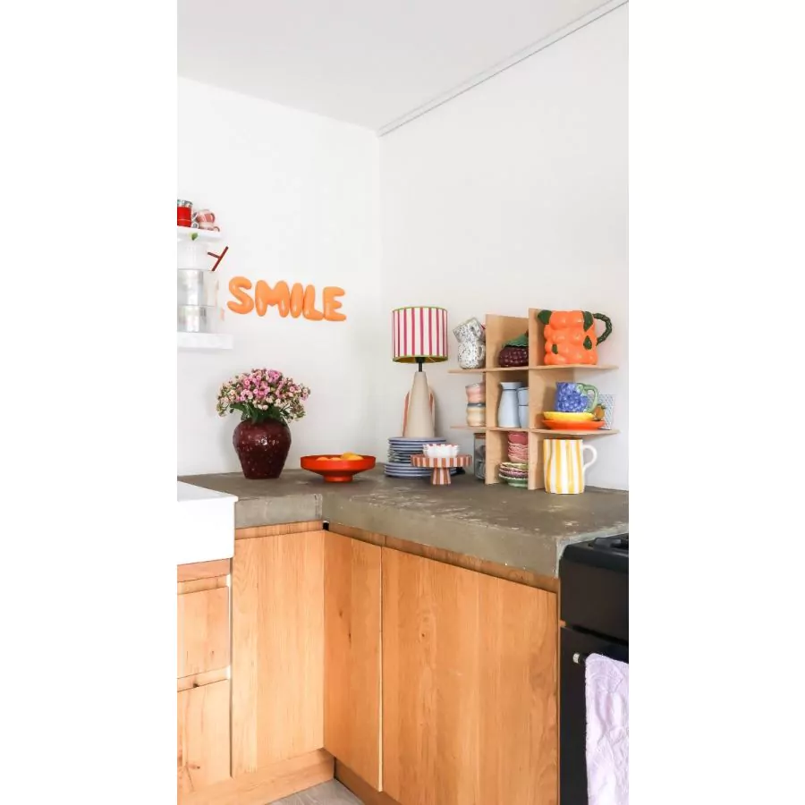 The Gift Label Wall Letter - L - Orange