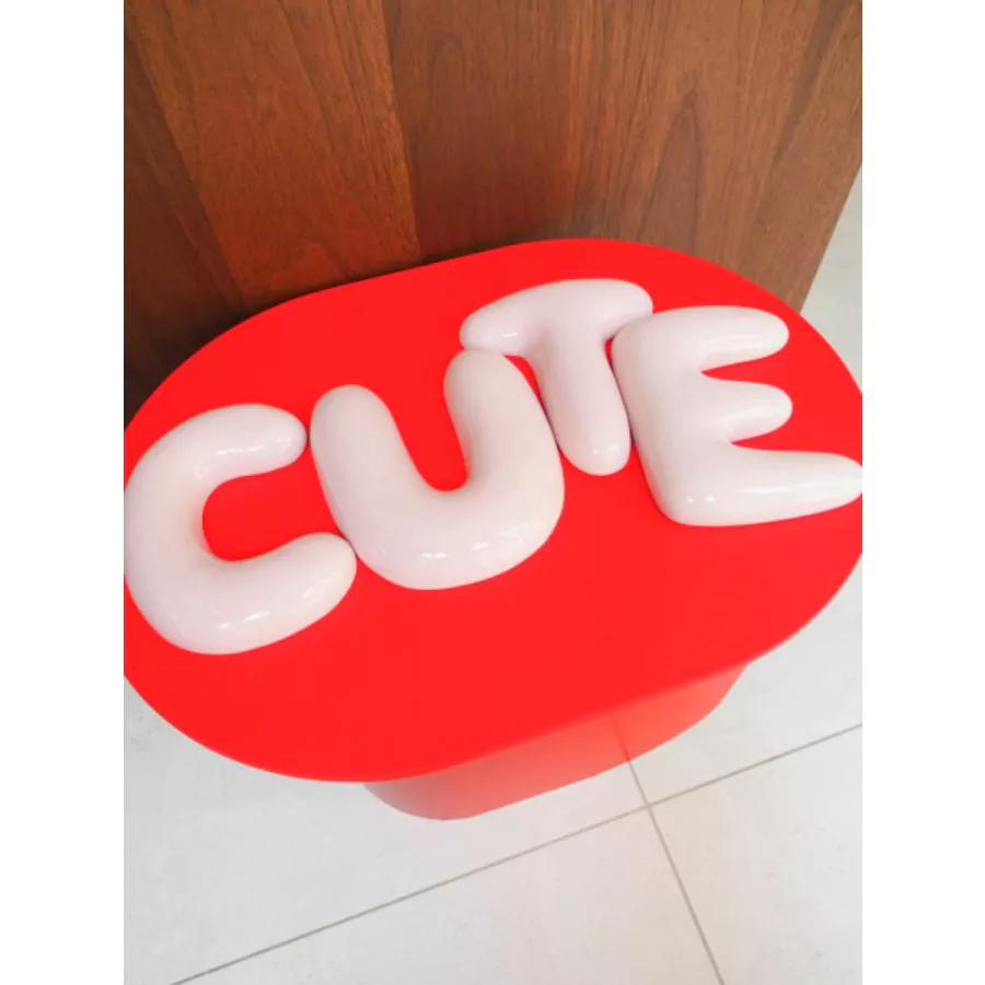 The Gift Label Wall Letter - T - Pink