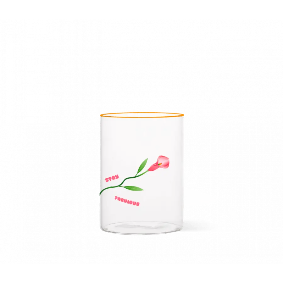 The Gift Label Water Glass - Stay Fabulous