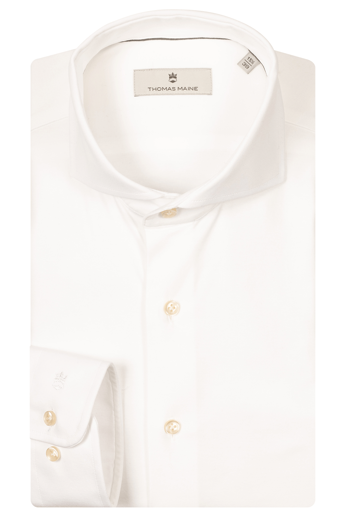 thomas maine Bari Cut Away Collar