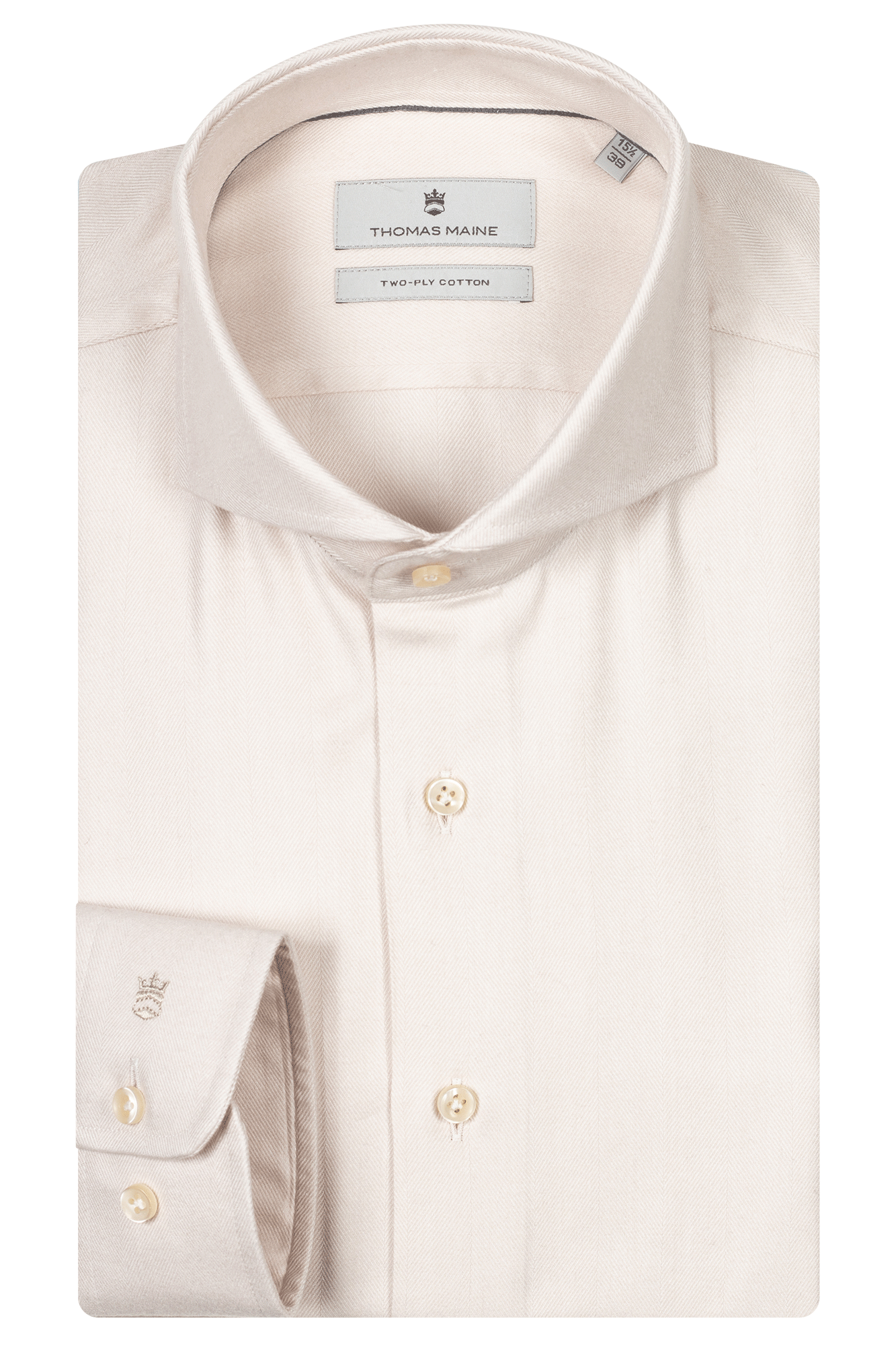 thomas maine Bari Cut Away Collar