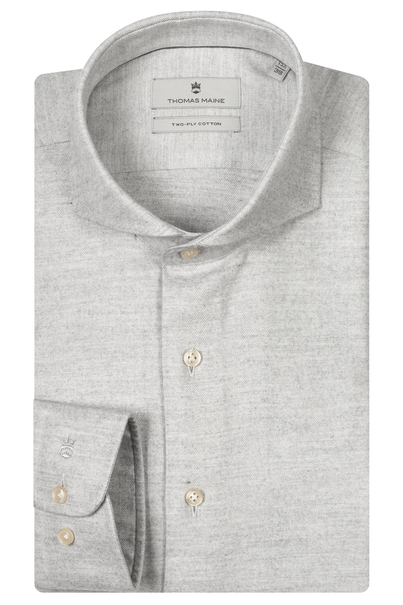 thomas maine Bari Cut Away Collar