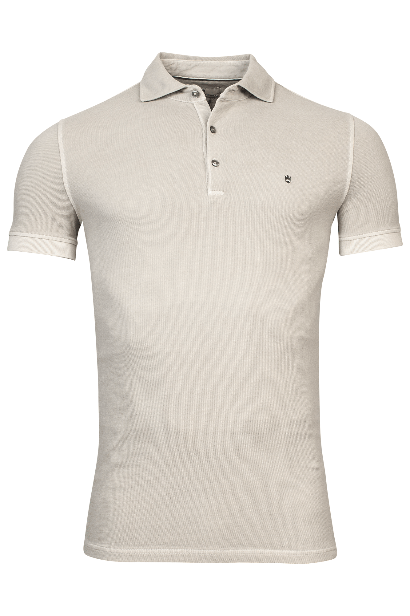 thomas maine Garment-Dye katoen pique polo