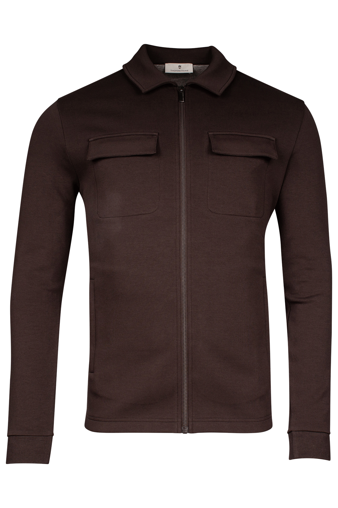 thomas maine Overshirt Sweat - buttons