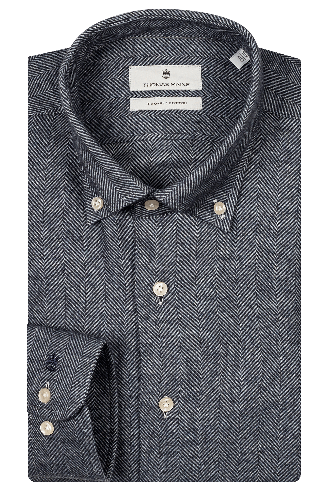 thomas maine Torino Button Down Collar