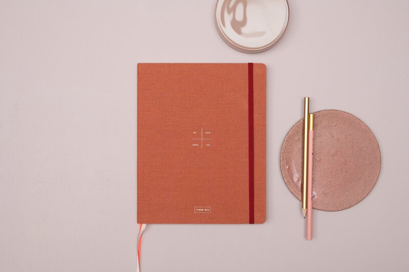 tinne mia Dateless planner A5+ - Cinnamon - FSC Mix Credit