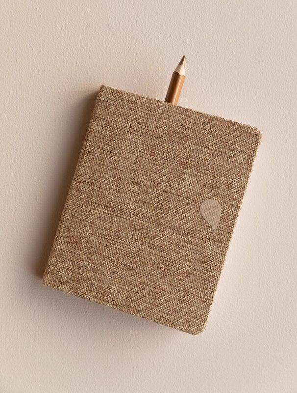 tinne mia Linnen notitieboek A6 - dotted grid / gelinieerd - gelinieerd - Fluorite - FSC Mix Credit