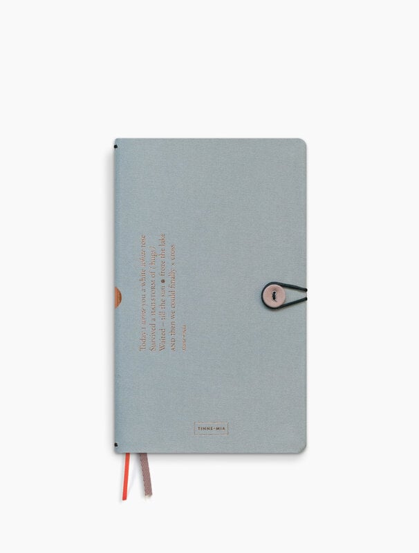 tinne mia Notitieboek met knoop - dotted grid / gelinieerd / blanco - Cloud