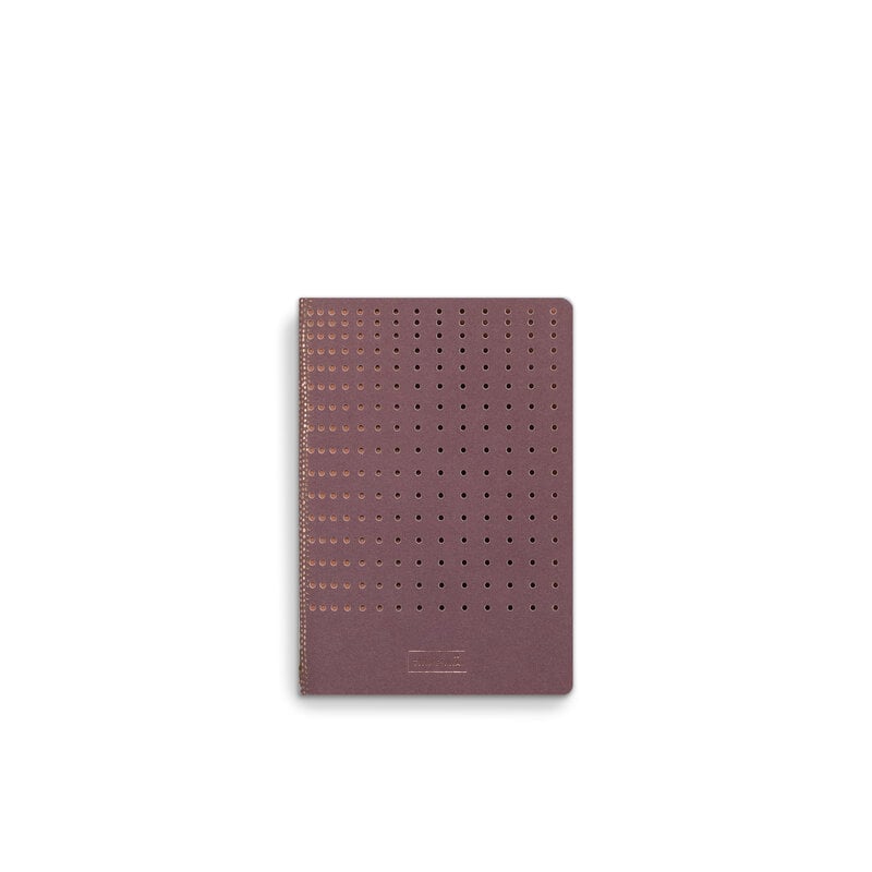 tinne mia Notitieboekje A6 - Gridded Burgundy - FSC Mix Credit