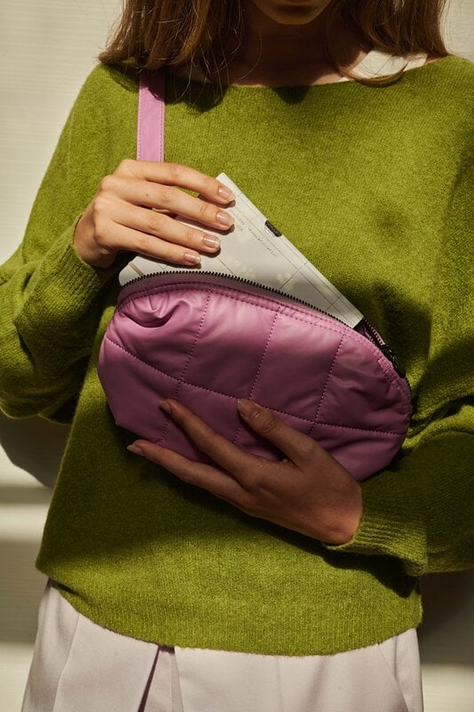 tinne mia Cilou puffy belt bag - Pale Pansy
