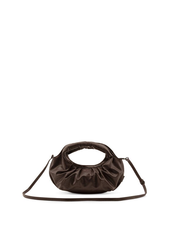 tinne mia Denis Puffy Baguette bag - Seal Brown