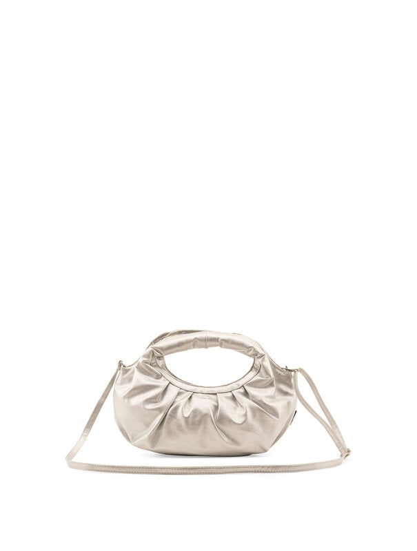 tinne mia Denis Puffy Baguette bag - Silvery