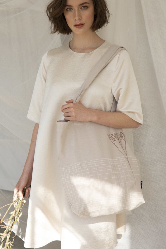 tinne mia F.G. Tote Bag Linen - Eucalyptus