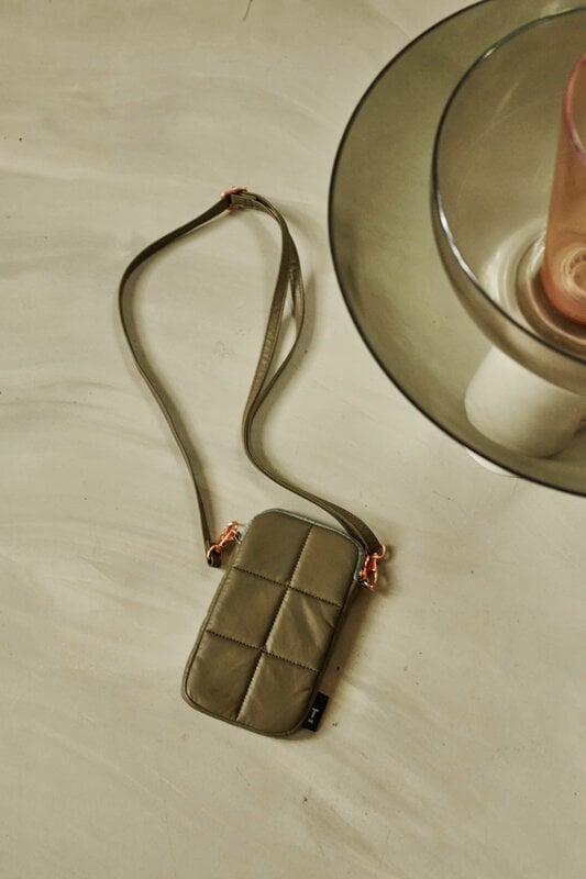 tinne mia Luce Puffy phone pouch - Capers