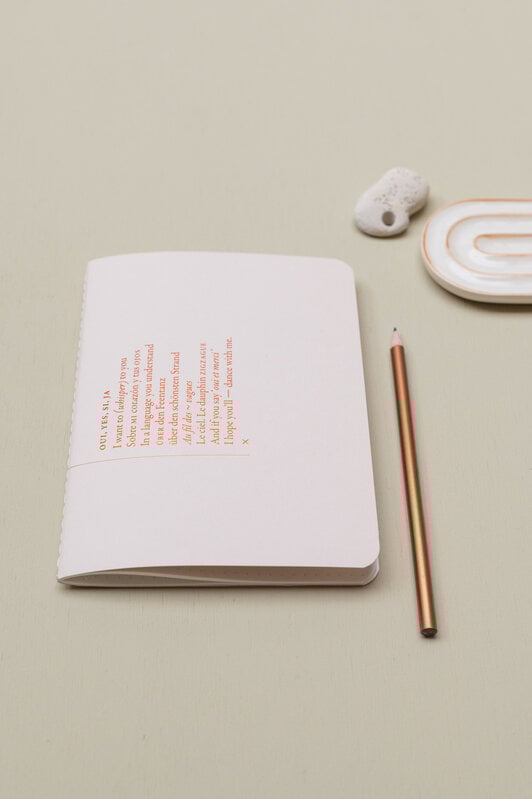 tinne mia Notitieboek - 14x19 - Zigzague Orange