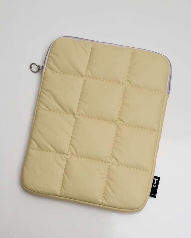 tinne mia Puffy laptop Pouch - Raffia