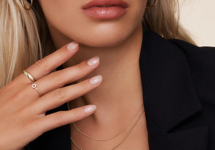 Tov Essentials Baby Curb Schakelketting 14 Karaat Goud