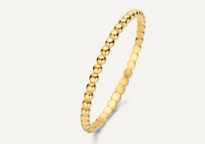 tov essentials Bolletjes Aanschuifring 14 Karaat Goud