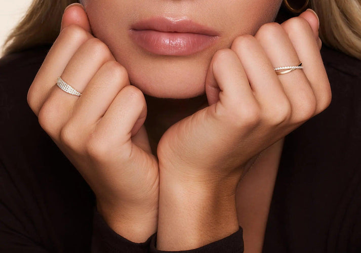 Tov Essentials Crossover Zirkonia Eternity Ring 14 Karaat Goud