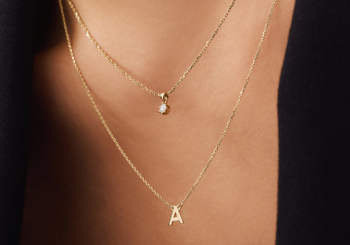 Tov Essentials Essential Initial Letter Set 14 Karaat Goud