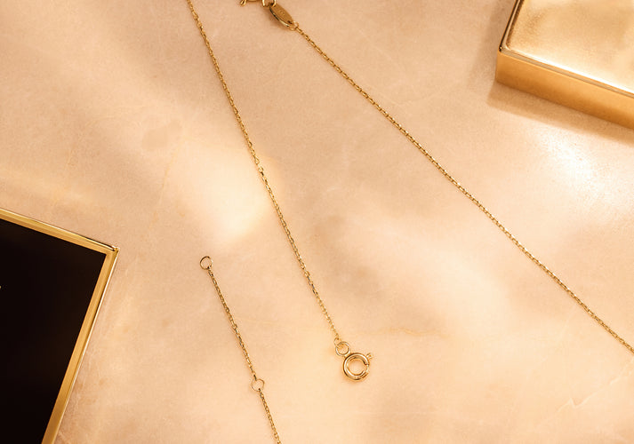 Tov Essentials Essential Ketting Verlengstuk 14 Karaat Goud