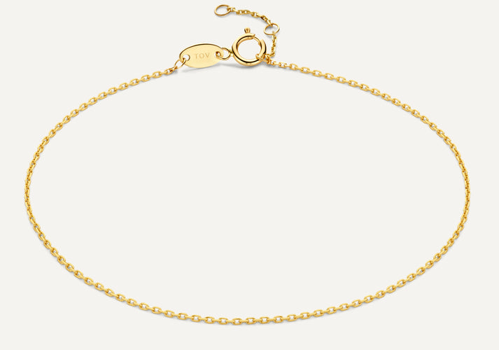 tov essentials Essential Link Schakelarmband 14 Karaat Goud