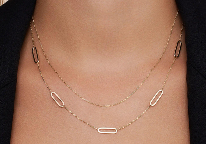 Tov Essentials Essential Link Schakelketting 14 Karaat Goud