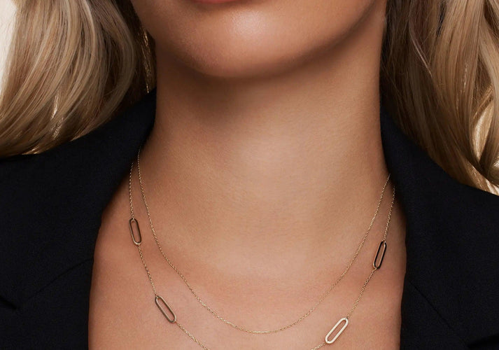 Tov Essentials Essential Link Schakelketting 14 Karaat Goud