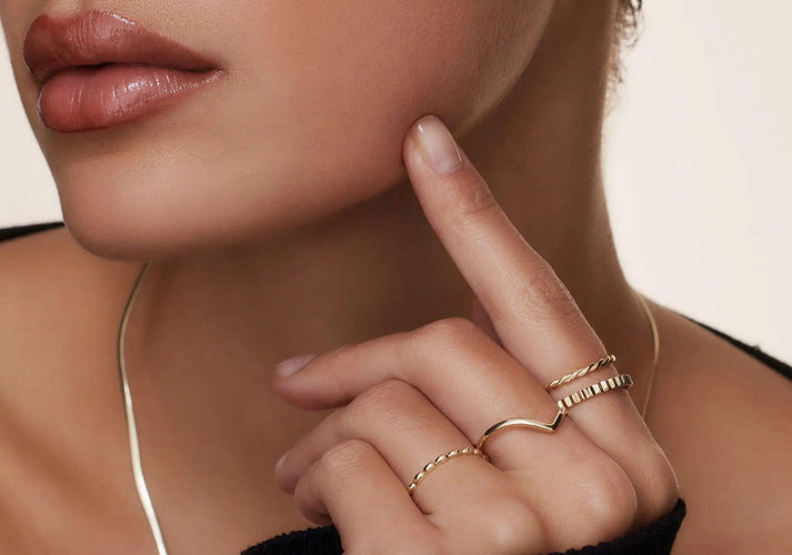 Tov Essentials Eternity Line Band Ring 14 Karaat Goud