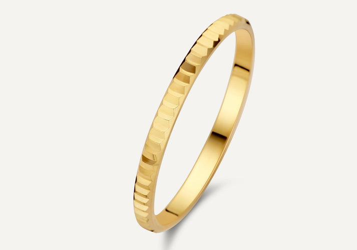 tov essentials Fine Eternity Line Band Ring 14 Karaat Goud