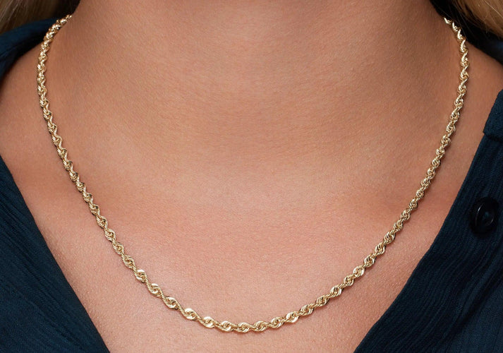 Tov Essentials Gedraaide Koordketting 14 Karaat Goud