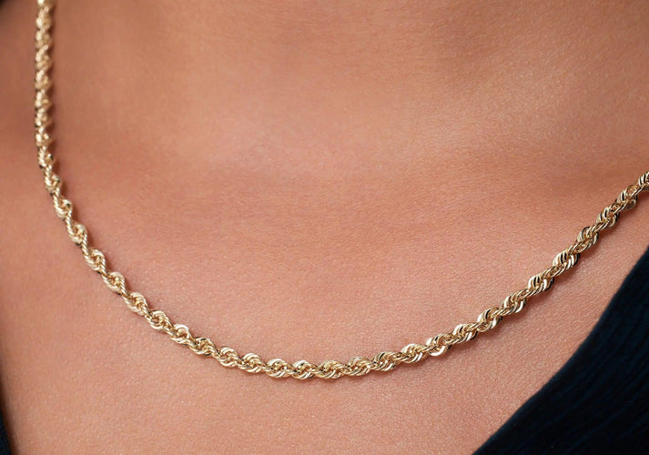 Tov Essentials Gedraaide Koordketting 14 Karaat Goud