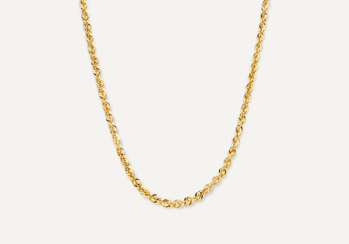 tov essentials Gedraaide Koordketting 14 Karaat Goud tov essentials Gedraaide Koordketting 14 Karaat Goud