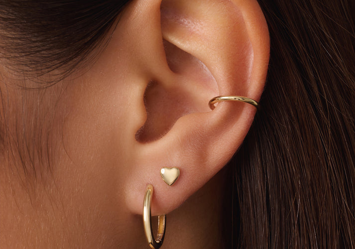 Tov Essentials Ovale Kleine Hoops (15mm) 14 Karaat Goud