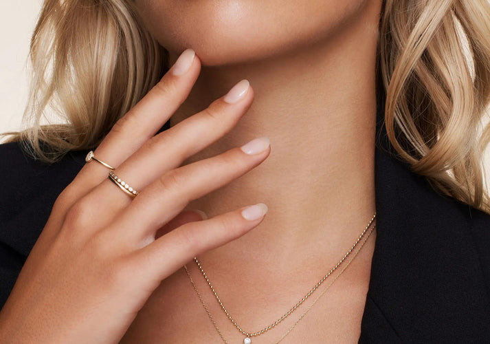 Tov Essentials Pavé Zirkonia Open Halo Pendant Ketting 14 Karaat Goud