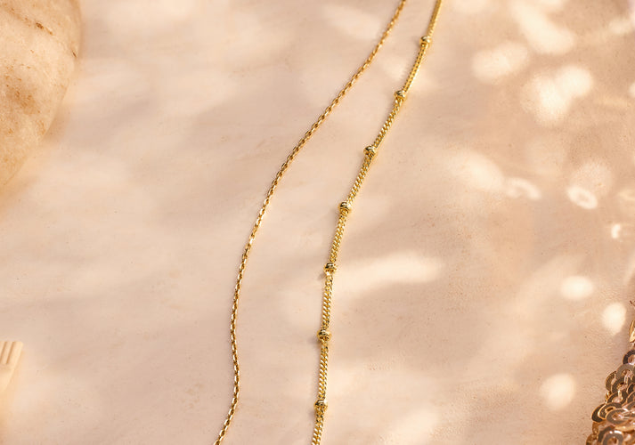 Tov Essentials Stationed Essential Armbanden Set 14 Karaat Goud