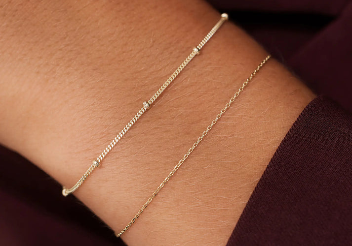 Tov Essentials Stationed Essential Armbanden Set 14 Karaat Goud