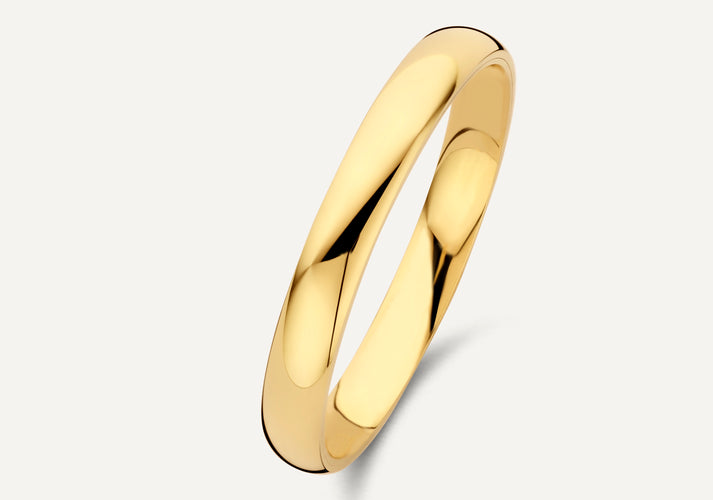 tov essentials 3 mm Curve Band Ring 14 Karaat Goud