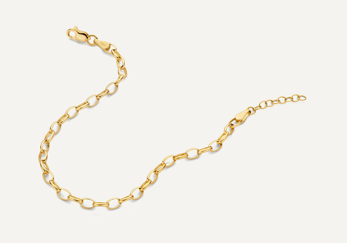 Tov Essentials Anker Schakelarmband 14 Karaat Goud