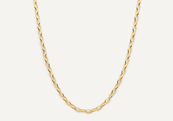 tov essentials Anker Schakelketting 14 Karaat Goud tov essentials Anker Schakelketting 14 Karaat Goud