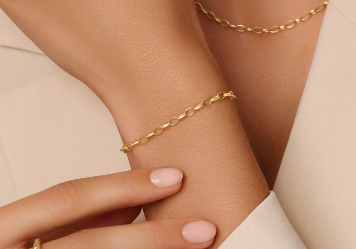 Tov Essentials Anker Set 14 Karaat Goud