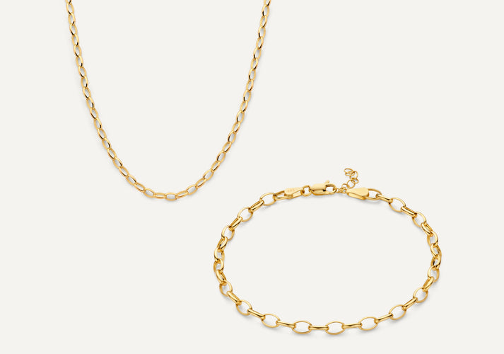 tov essentials Anker Set 14 Karaat Goud