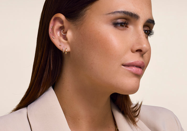 Tov Essentials Bolletje Piercing 14 Karaat Goud