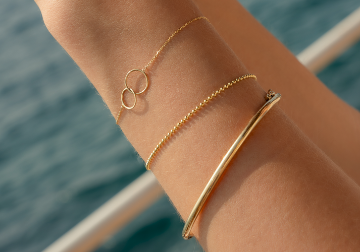 Tov Essentials Bolletjes Armband 14 Karaat Goud